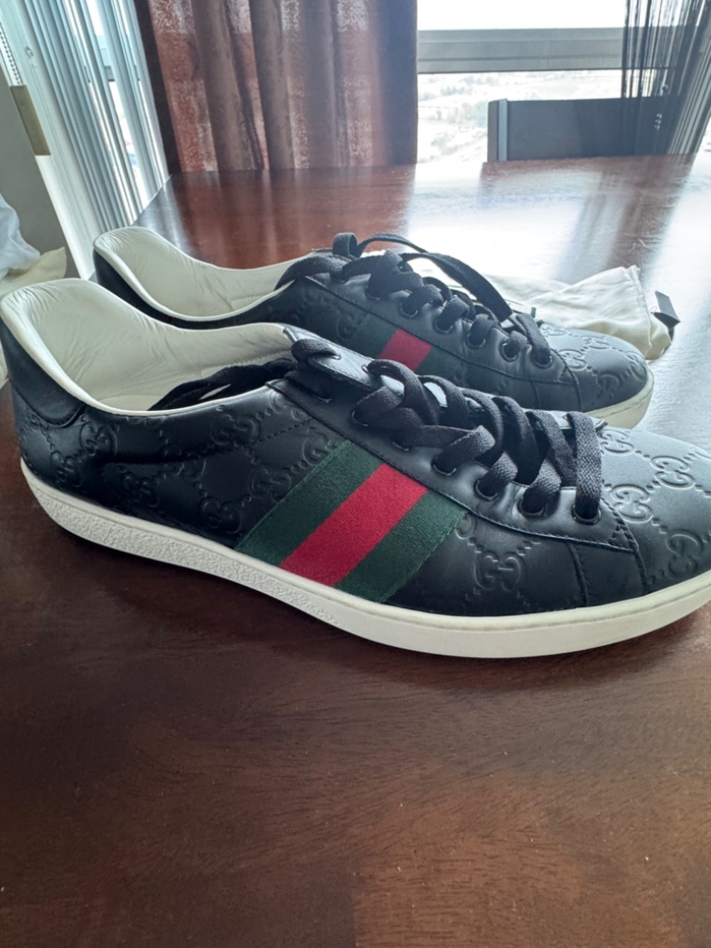 *ORIGINAL* Gucci Ace 'Black Logo'